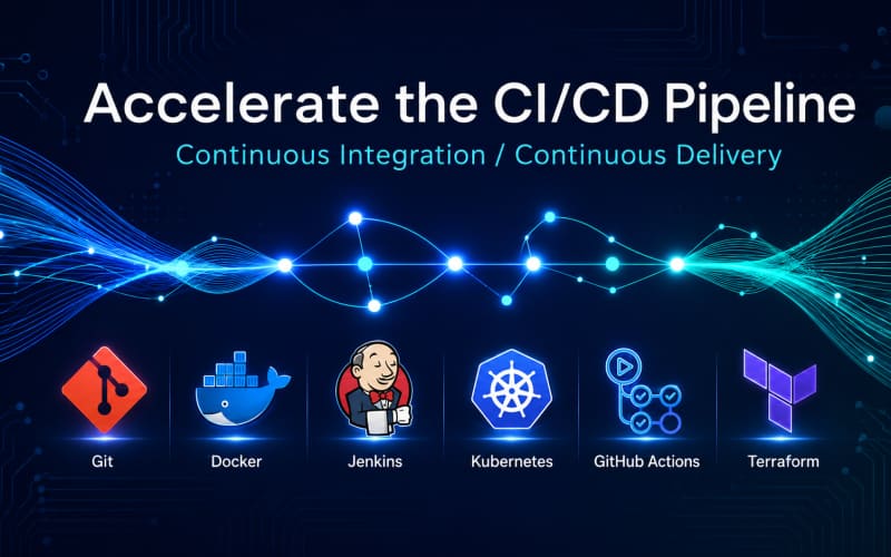 Accelerate the CI Continuous Integration and CD Continuous Delivery pipeline